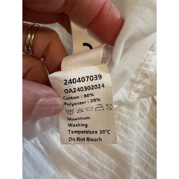 Milkmaid Corset babydoll S lined Midi Dress Fairy Coquette Western Coastal Boho - Picture 7 of 14